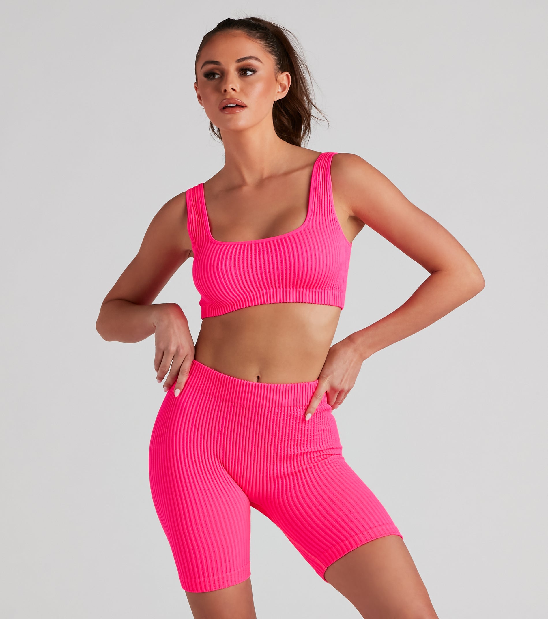 Life Of Leisure Rib Seamless Shorts