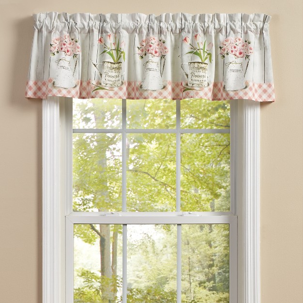 Park Designs Farmhouse Peonies Valance 60 X 14