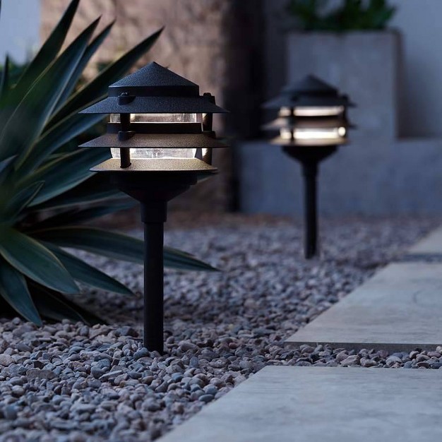 High Black Modern Led Landscape Path Light