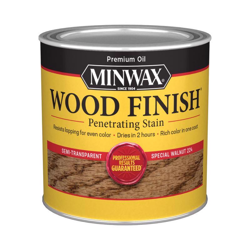 STAIN MINWX8OZ SP WALNUT