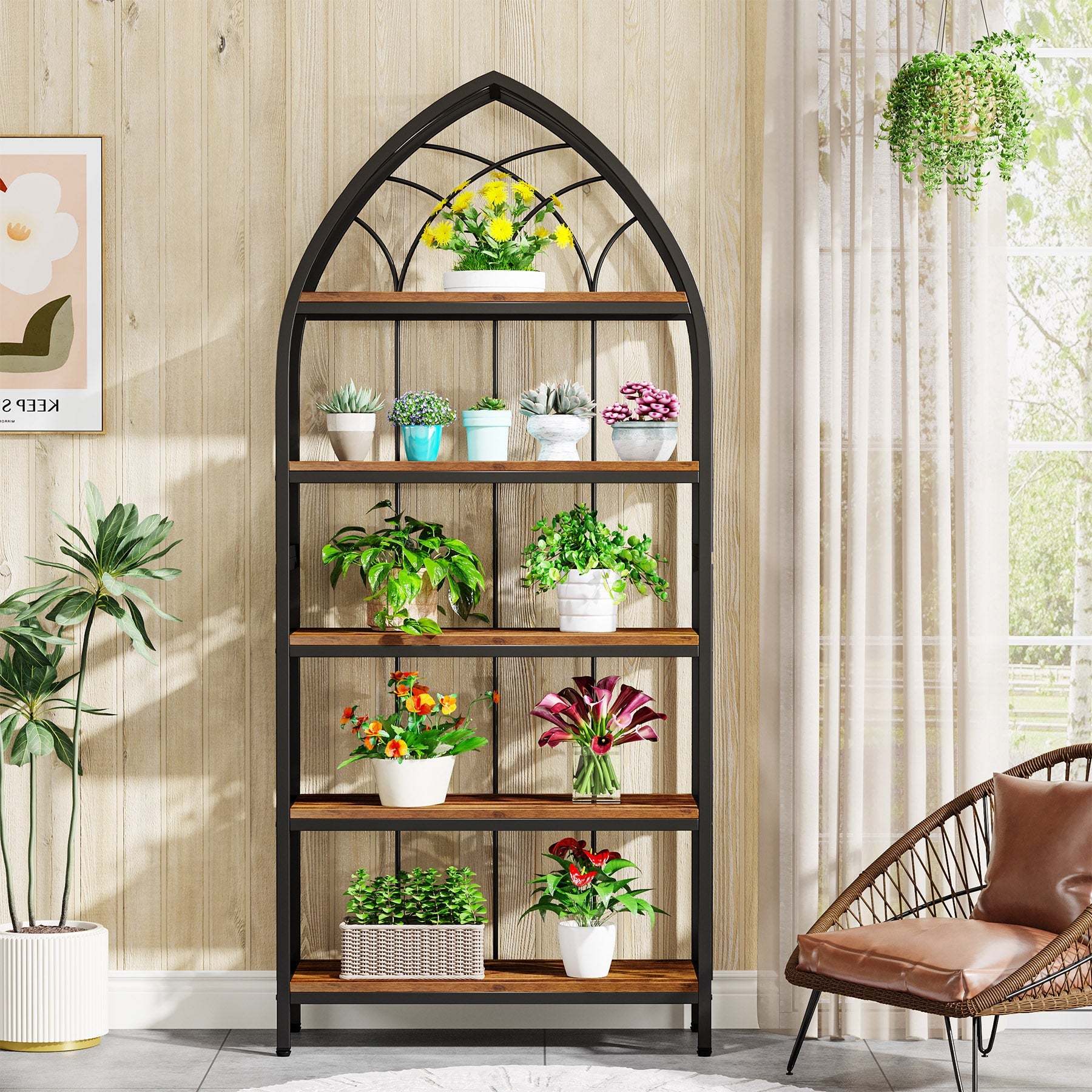 5-Tier Plant Stand, 74.8