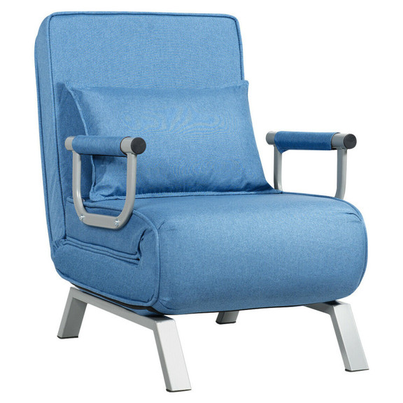Costway 40589761 Folding 5 Position Convertible Sl...