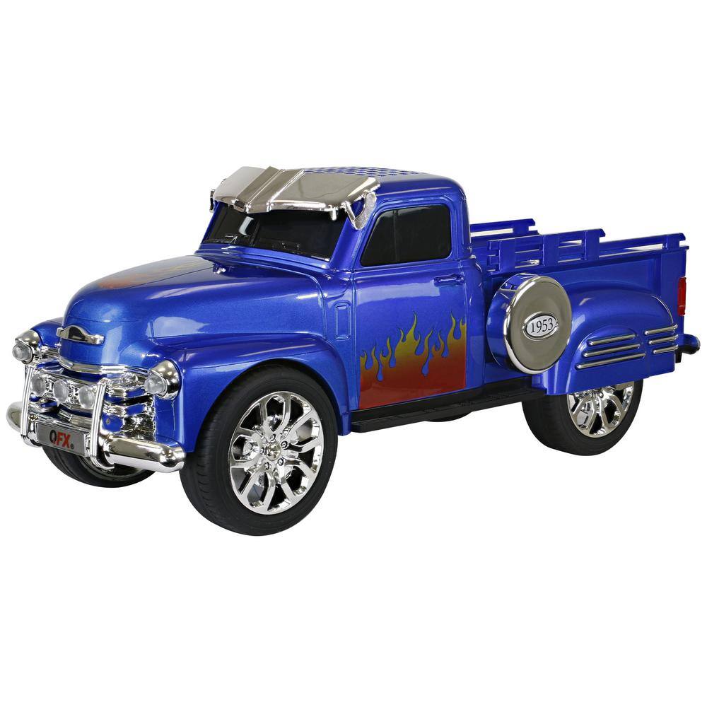 QFX Retro Chevy Truck Portable Bluetooth Speaker (Blue) BT-1953-BLU