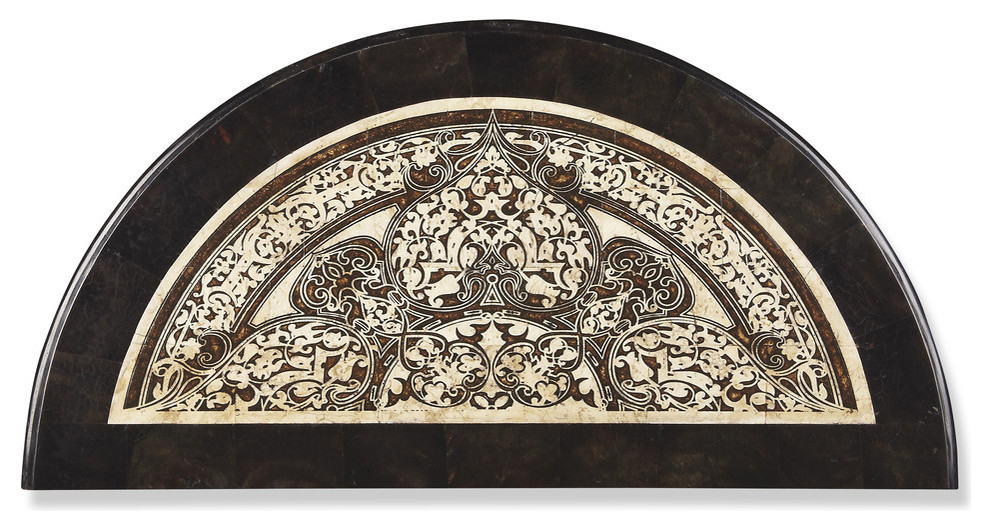 Butler Metalworks Demilune Console Table 2970025   Traditional   Console Tables   by HedgeApple  Houzz