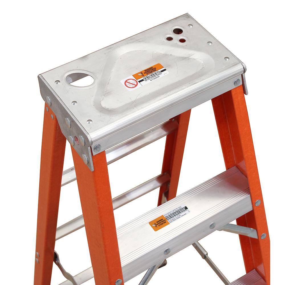 Louisville Ladder 8 ft. Fiberglass Step Ladder with 375 lbs. Load Capacity Type IAA Duty Rating FS1308HD