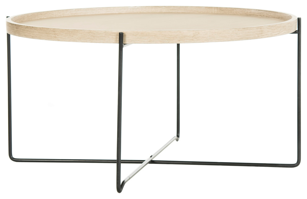 Auden Retro Mid Century Wood Accent Table   Industrial   Side Tables And End Tables   by HedgeApple  Houzz