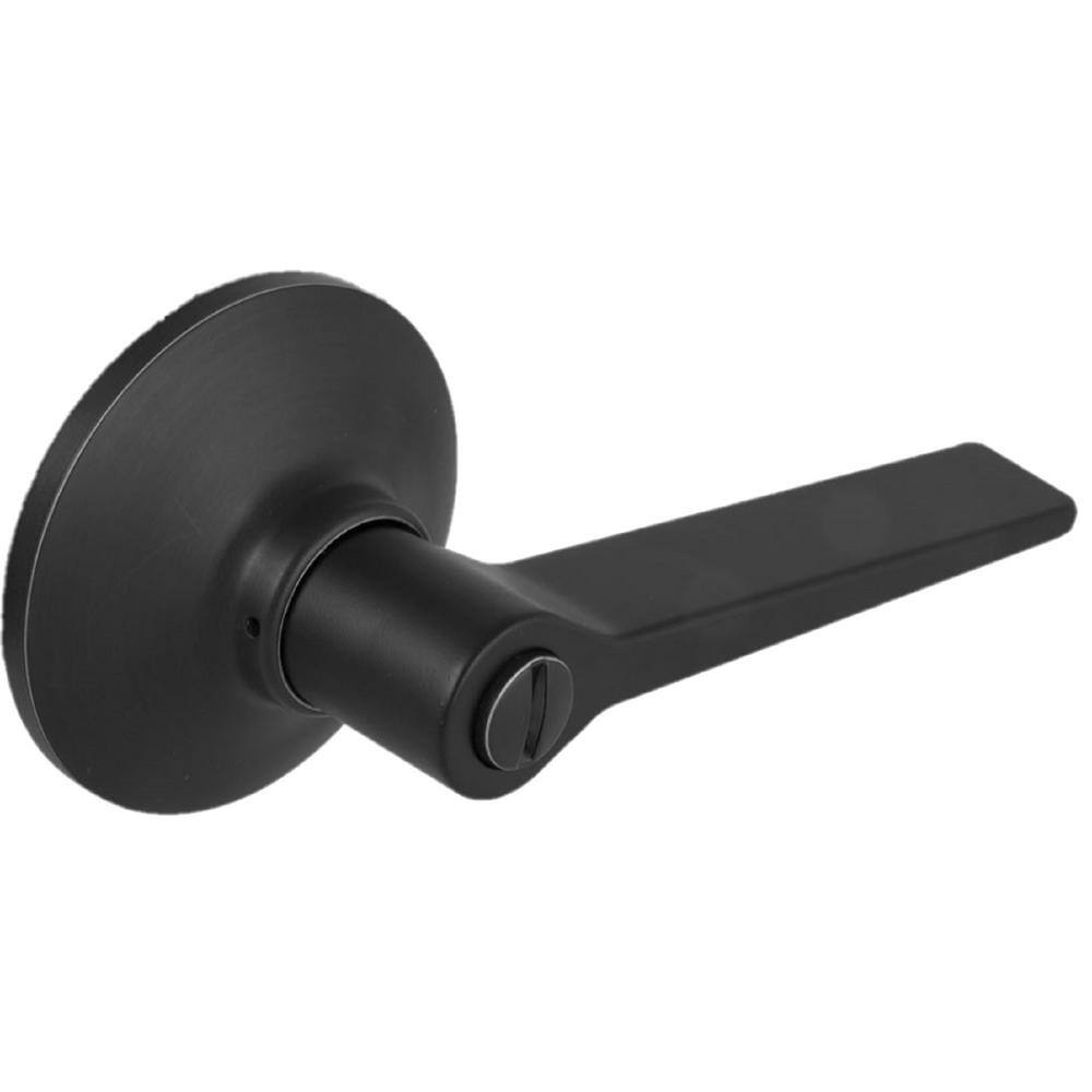 Defiant Freedom Matte Black BedBath Door Lever 32LEX901B