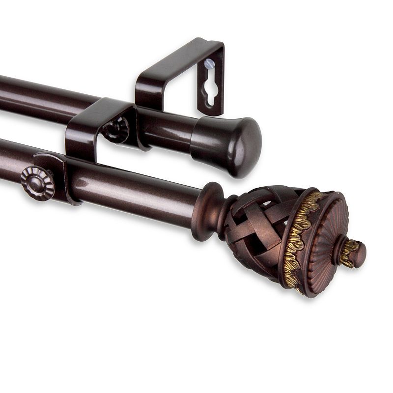 Rod Desyne 13/16 Arielle Double Curtain Rod