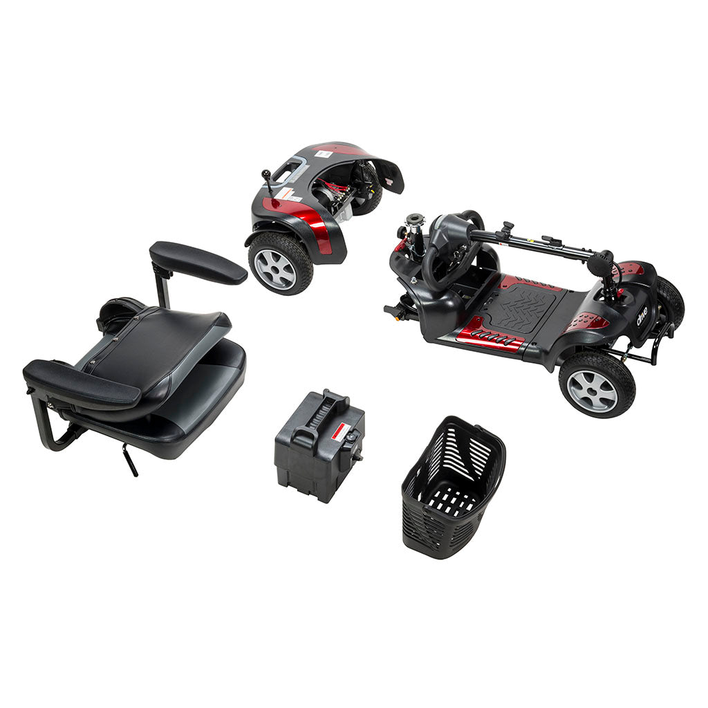 Phoenix HD 4-Wheel Scooter by Drive Medical (20" Seat) Includes 5 Year Extended Warranty