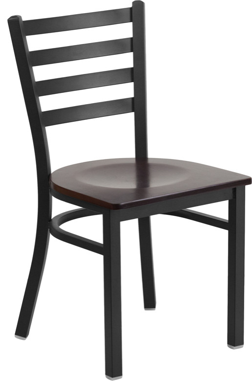 Black Ladder Chair Black Seat   Transitional   Dining Chairs   by Beyond Design  ampMore  Houzz