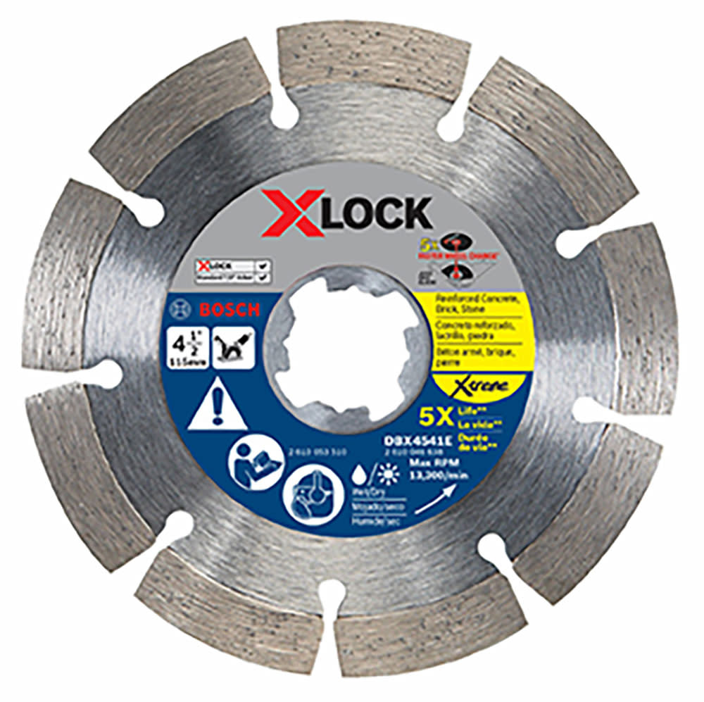 4-1/2 In. X-LOCK Xtreme Segmented Diamond Blade