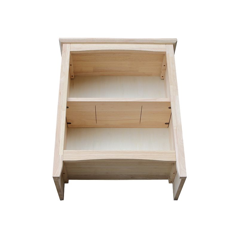 International Concepts Shaker 2-Shelf Bookcase