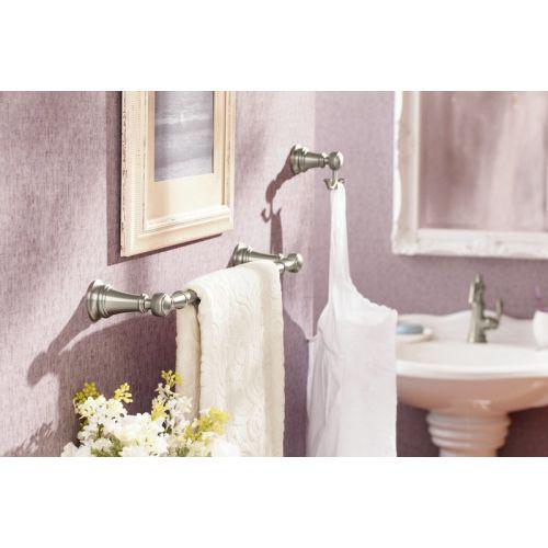 Moen Weymouth Polished Nickel Double Robe Hook