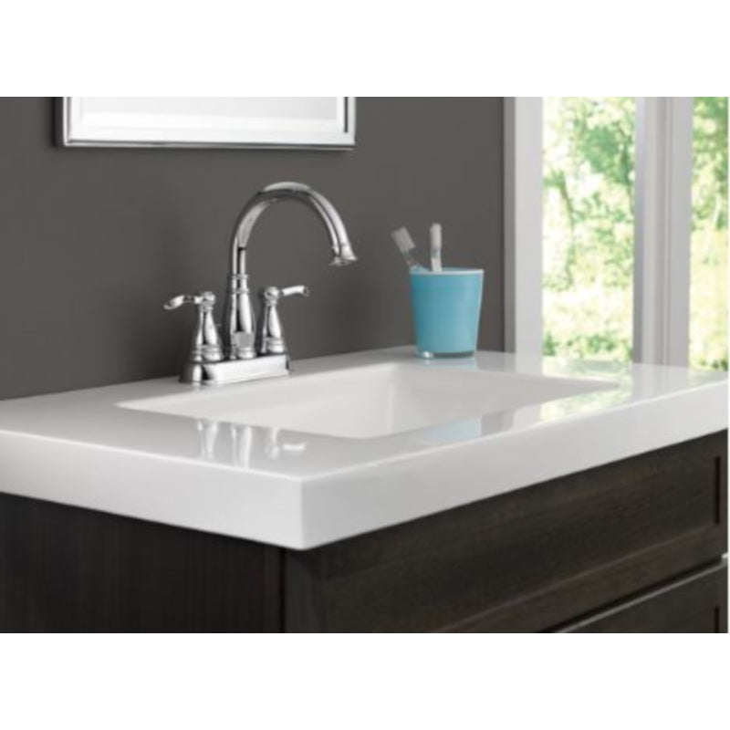 LAV FAUCET2H W/POP CH LL