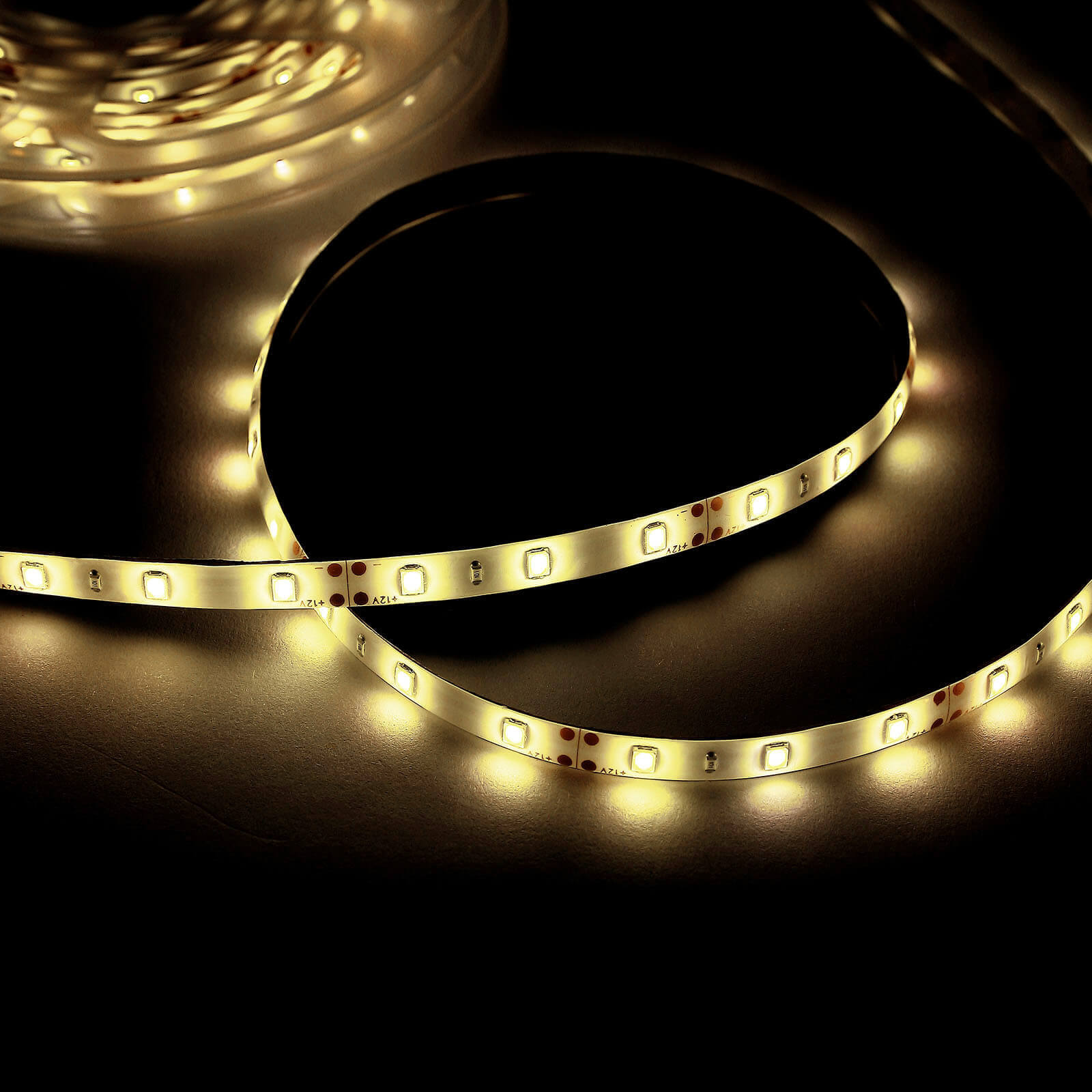 Super Bright Warm White 300 LED Flexible Strip Lights With Adhesive 16ft