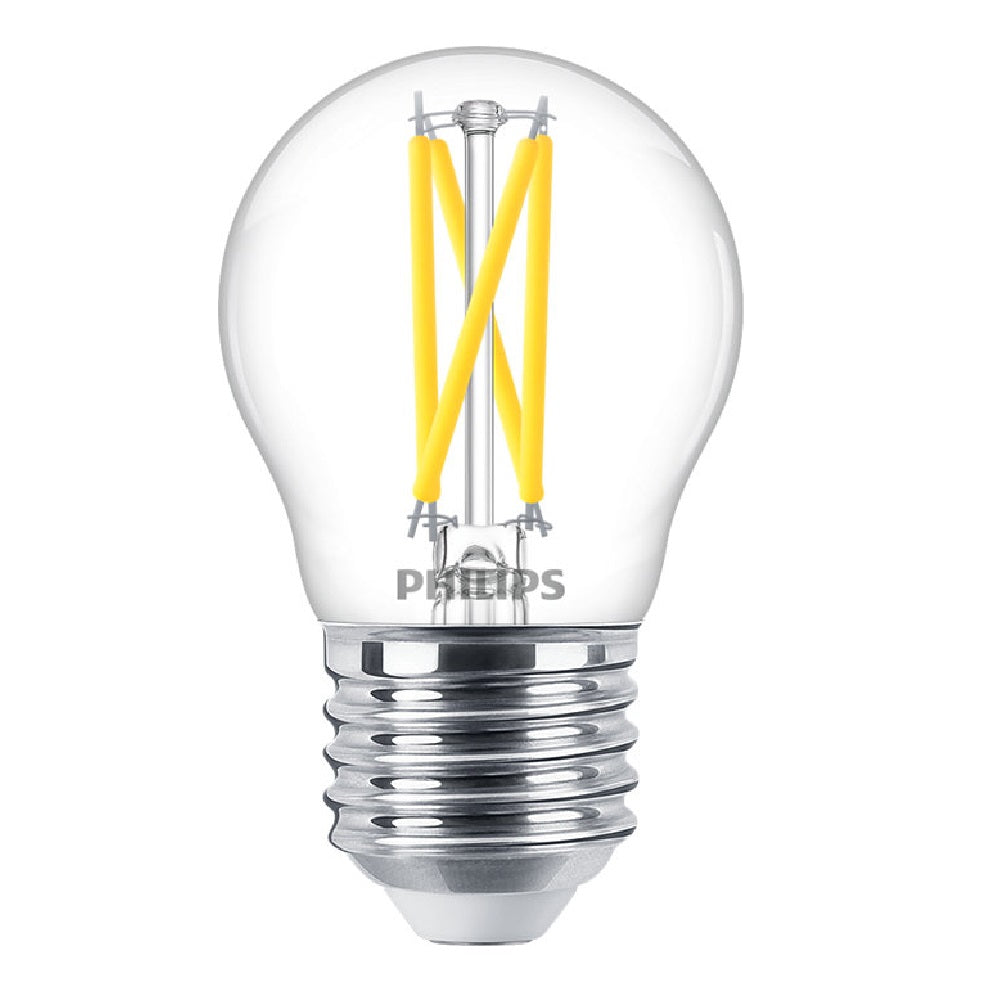 Philips 929003012102 Classic LED Golf Ball Bulb 2.5W (25W) DimTone P45 E27 Clear Filament 2200k-2700k