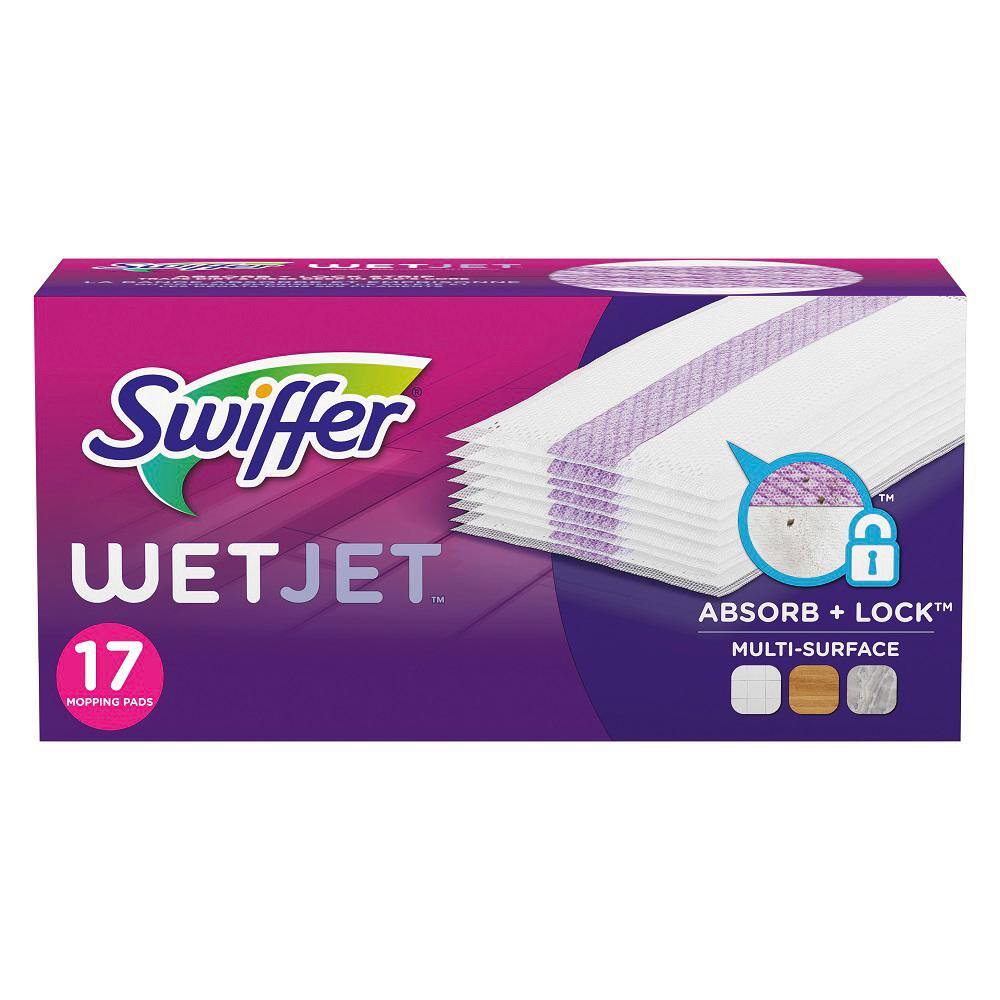 Swiffer WetJet Original Cleaning Refill Pads Unscented (17-Count) 003700082729