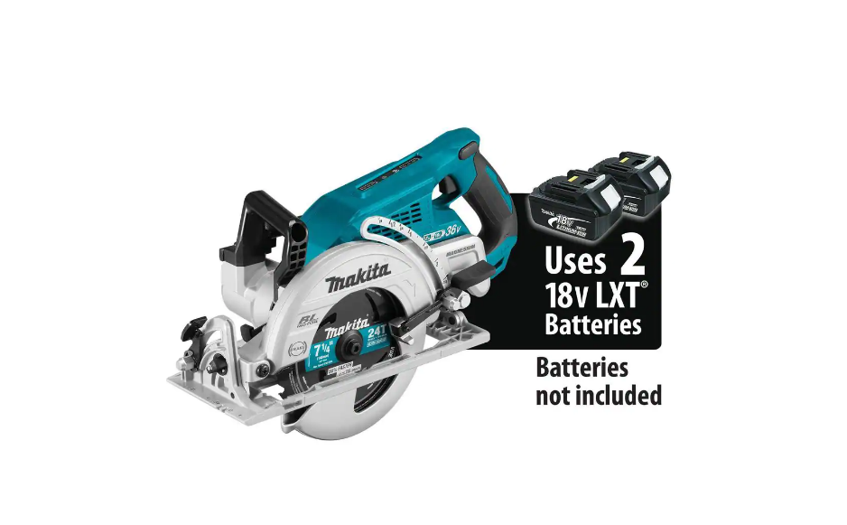 Makita XSR01Z 18-Volt X2 LXT Lithium-Ion (36-Volt) Brushless Cordless Rear Handle 7-1/4 in. Circular Saw (Tool-Only)