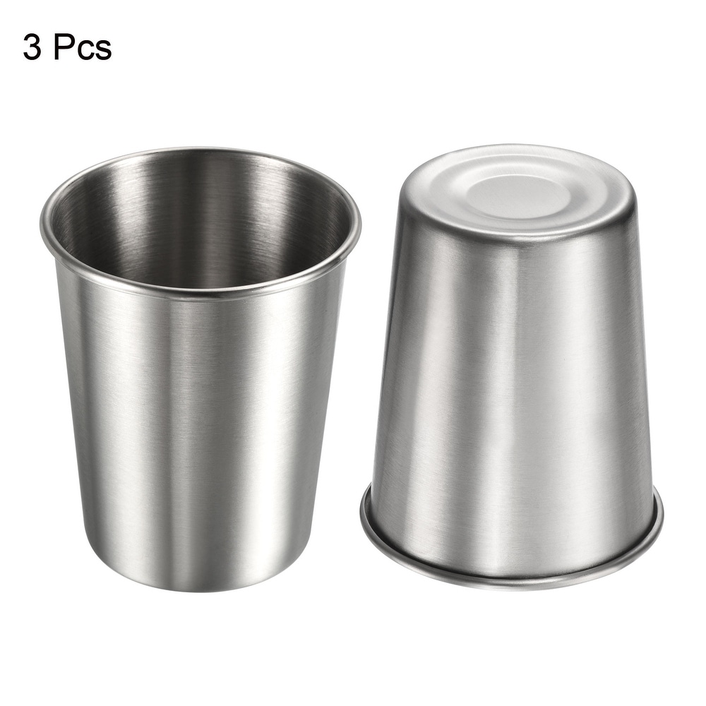 Stainless Steel Plant Pots Metal Flower Planter Container for Balcony   Silver