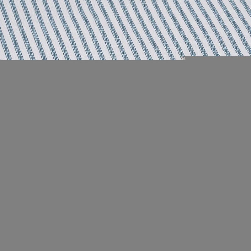 Curtain Plaza Classic Stripe Printed Stylish Tailored Panel Pair 3 Rod Pocket