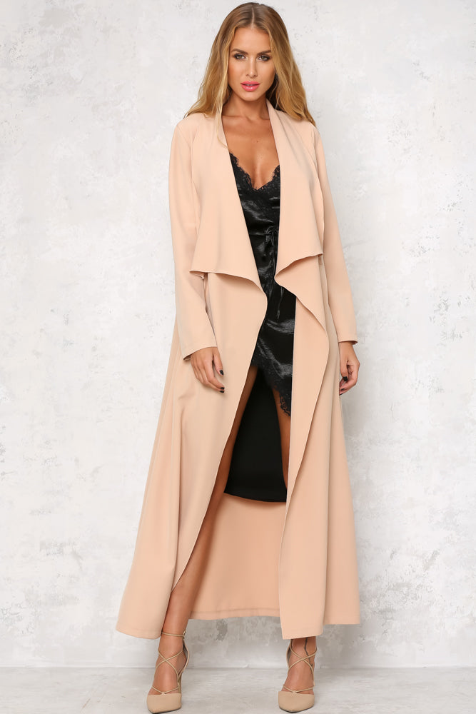 Heiress To The Throne Coat Nude