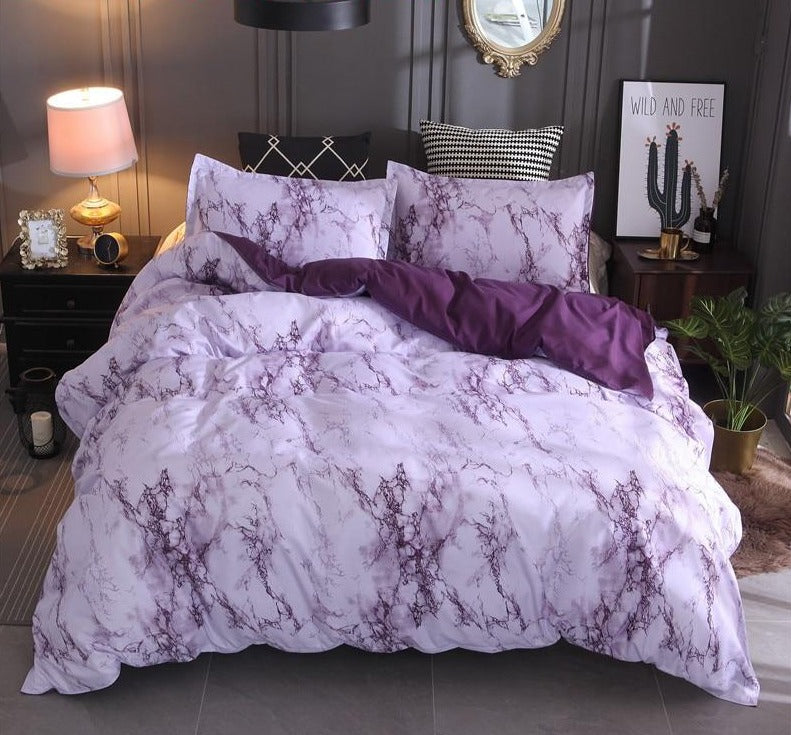 Marble Duvet Bedding Set