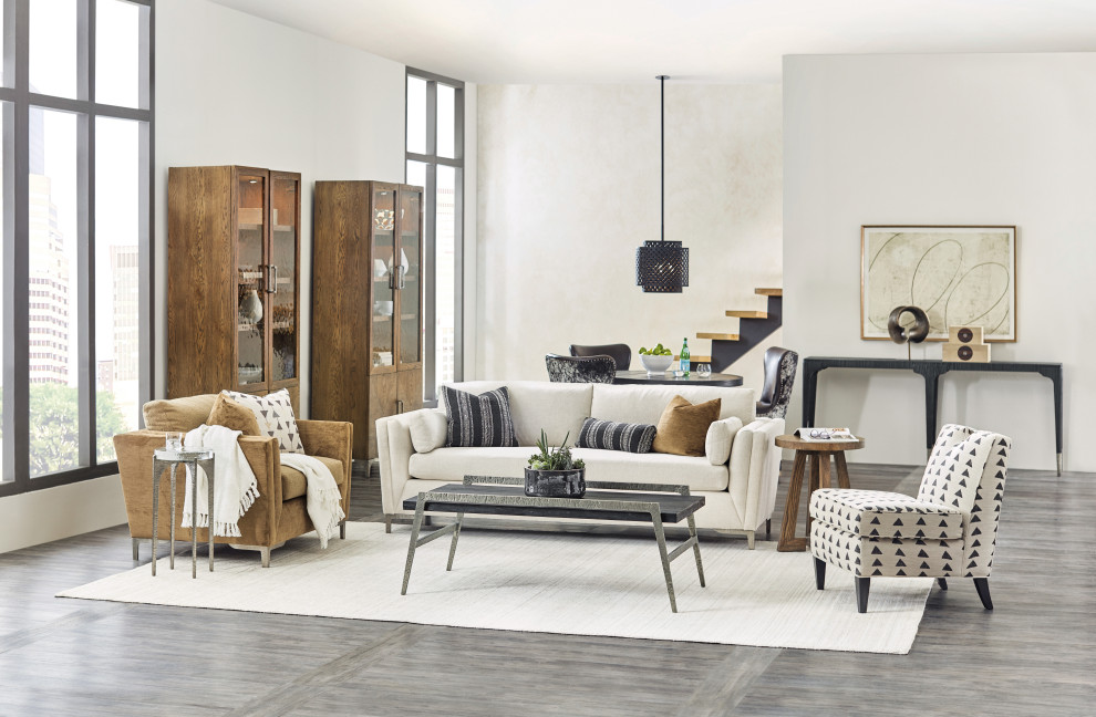 Hooker Furniture Chapman Wood Shou Sugi Ban Rectangle Cocktail Table in Black   Transitional   Coffee Tables   by Hooker Furniture  Houzz