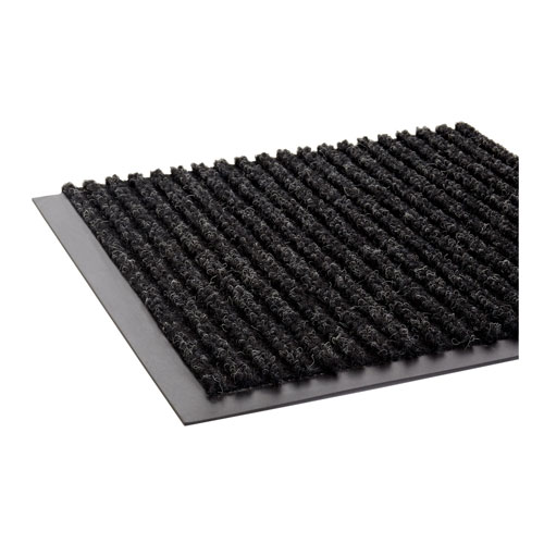 Crown Needle Rib Wipe and Scrape Mat | Polypropylene， 36 x 60， Charcoal | CRONR35CHA