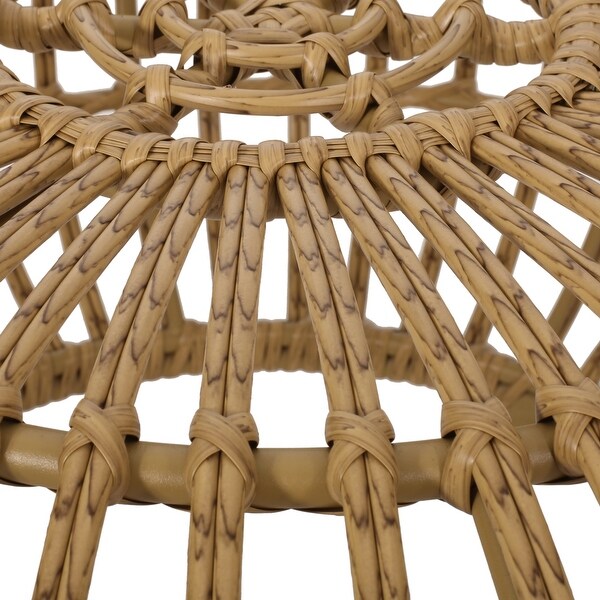 Rattan WOVEN SIDE TABLE