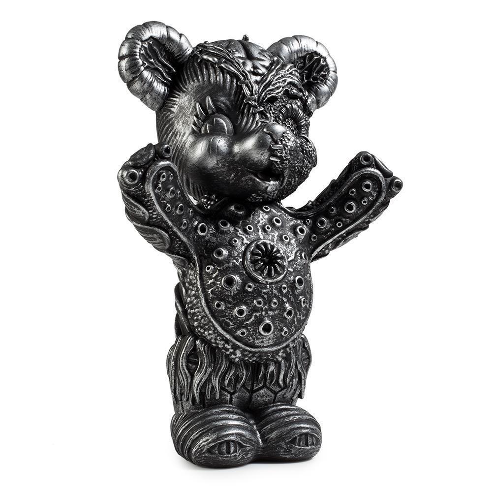 Free Hugs Bear Art Figure by Frank Kozik - Kidrobot.com Exclusive Silver Edition