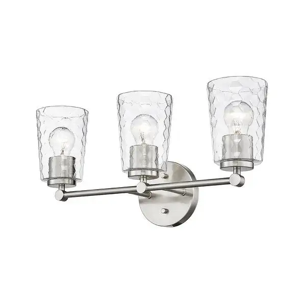 Millennium Lighting Ashli 2 Light Vanity Light with Clear Honeycomb Glass Shades