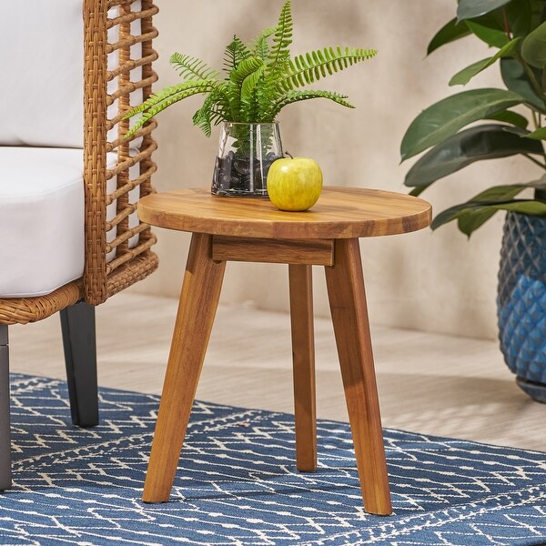 Side Table Ourdoor Garden Coffee Table Wood Side Table