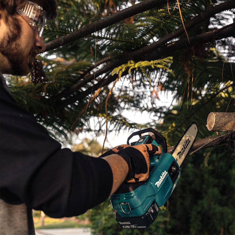 Makita LXT 12 in. 18V Lithium-Ion Brushless Top Handle Electric Chainsaw Kit (4.0 Ah) with Bonus 18V LXT Battery 4.0Ah XCU10SM1BL1840B