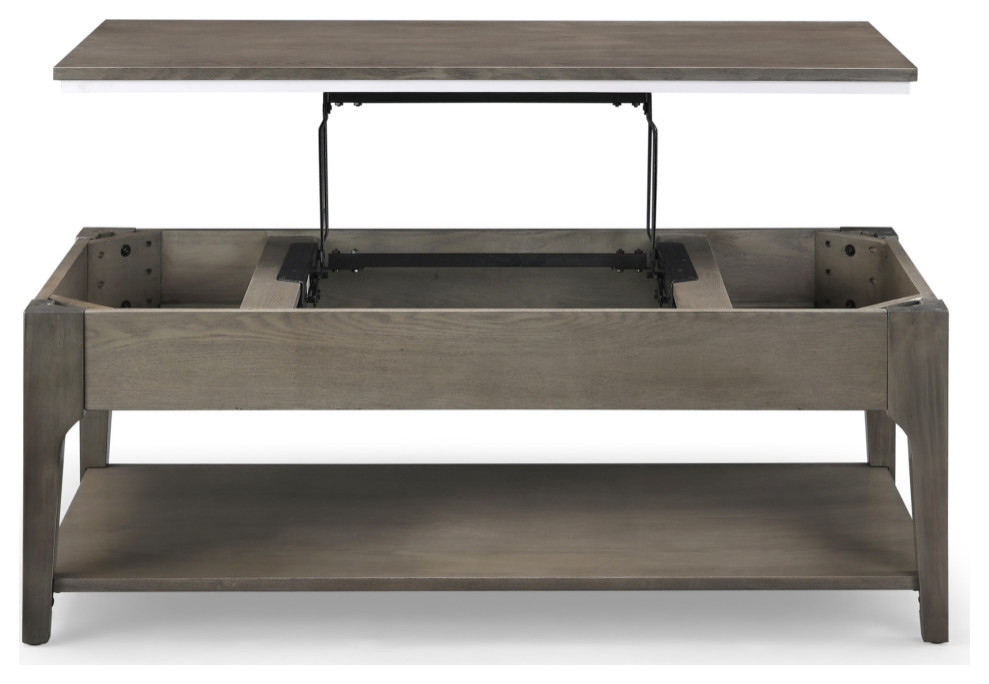 Maddox Transitional Lift Top Coffee Table   Transitional   Coffee Tables   by GDFStudio  Houzz