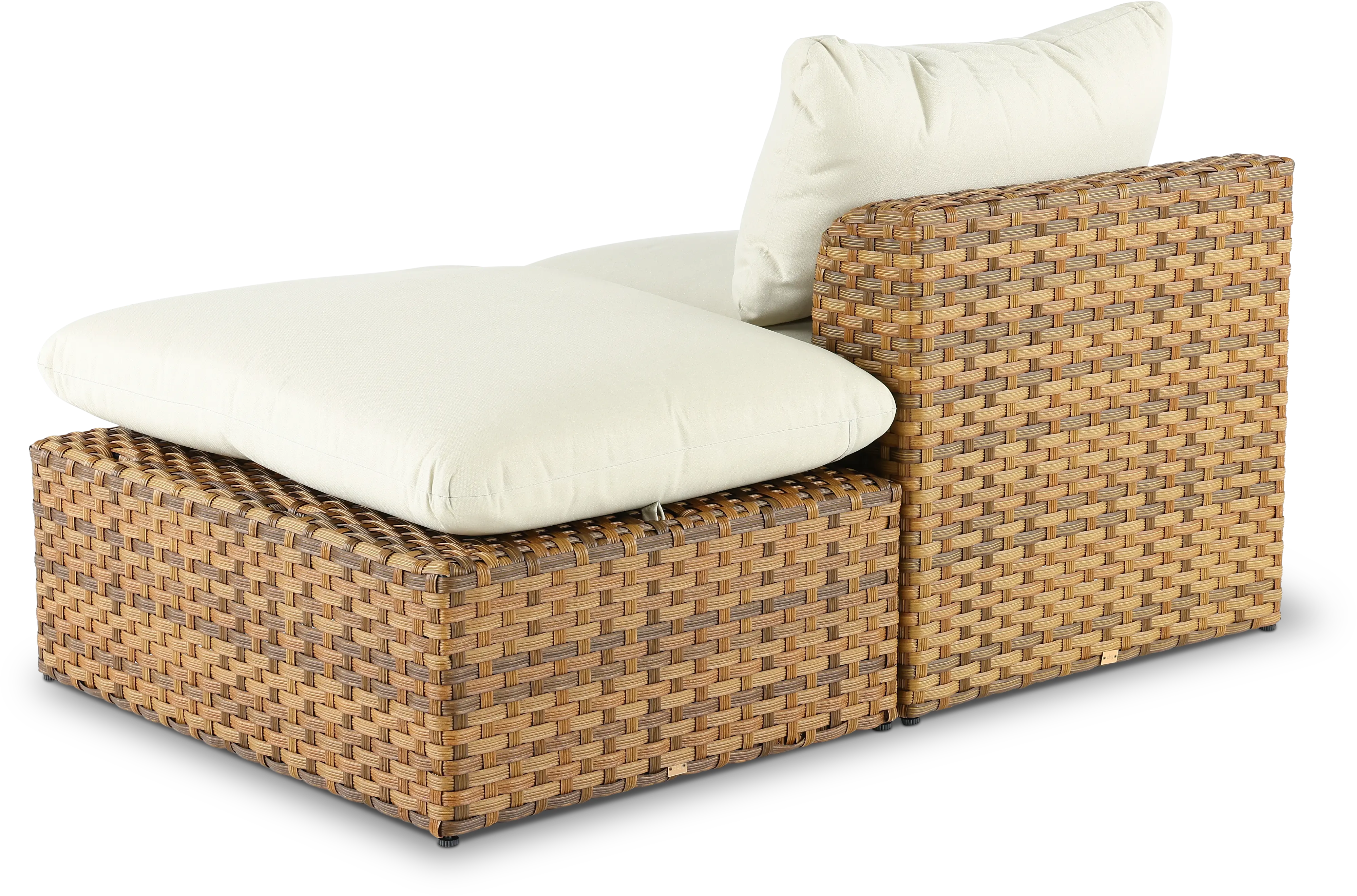 Drew and Jonathan Home Skyview Patio Armless Chair and Ottoman Set