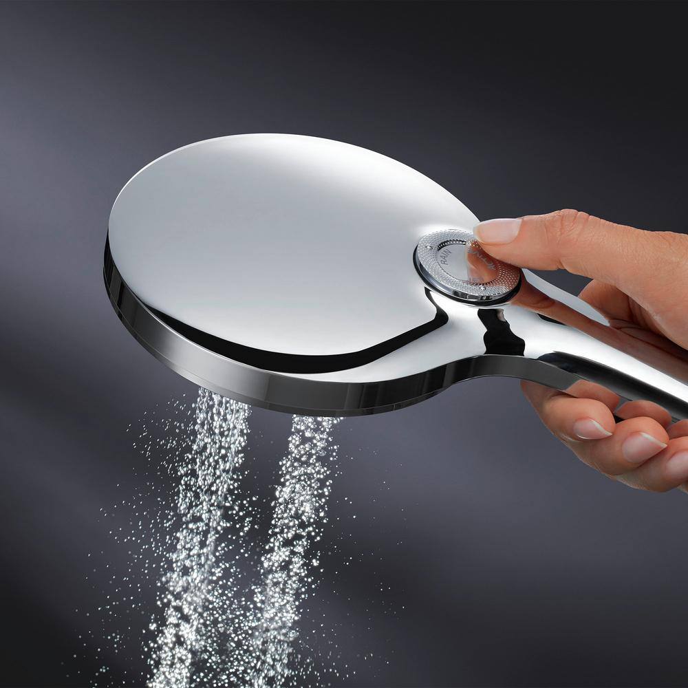 GROHE Rainshower Smartactive 3-Spray with 1.75 GPM 5 in. Wall Mount Handheld Shower Head in StarLight Chrome 26545000