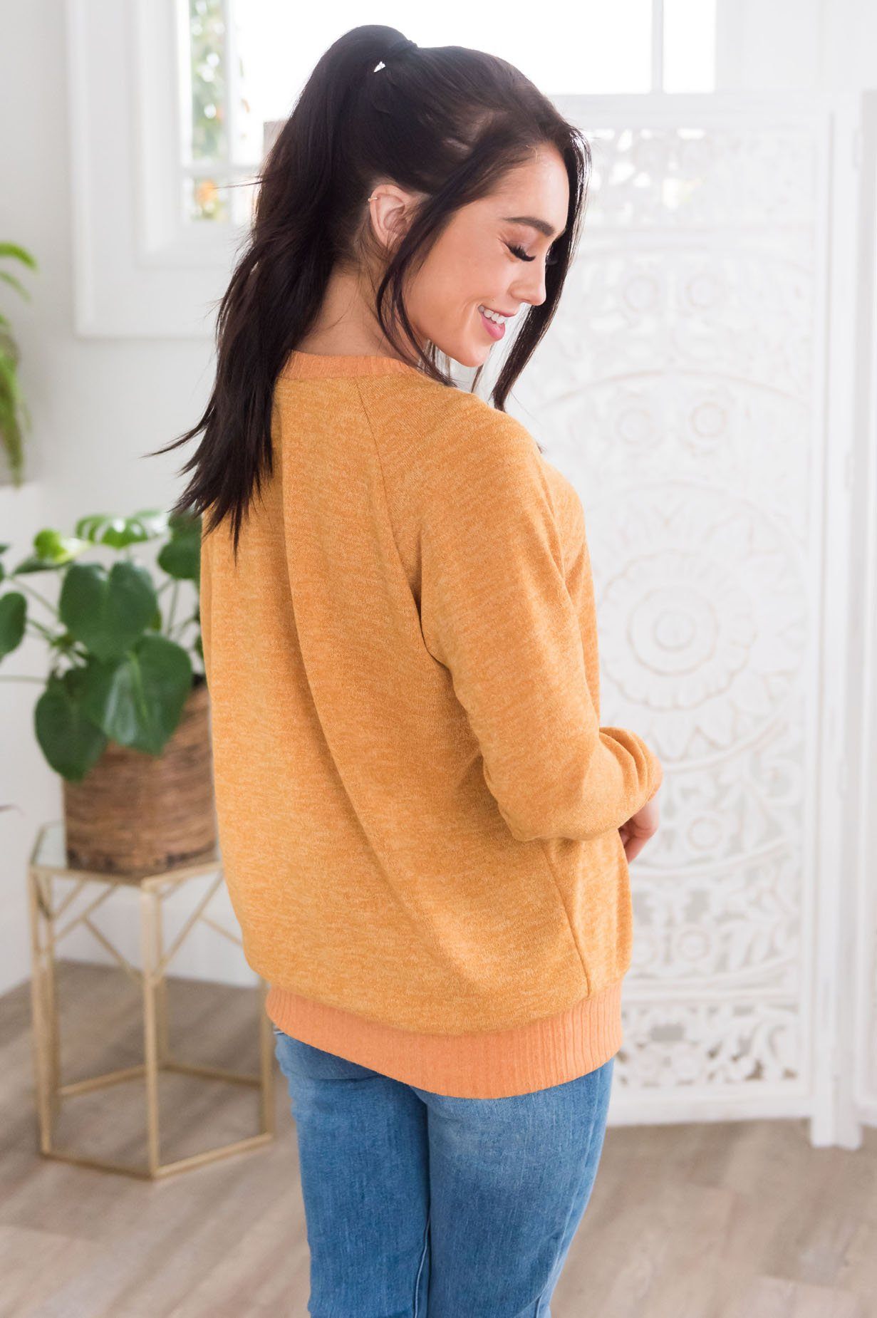 Spring Forward Modest Sweater