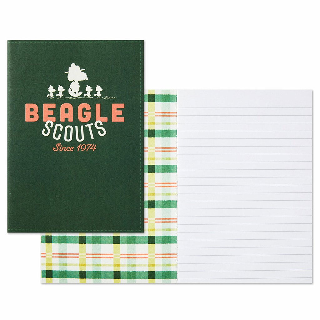 Hallmark  Peanuts® Beagle Scouts Assorted Notebooks, Pack of 3