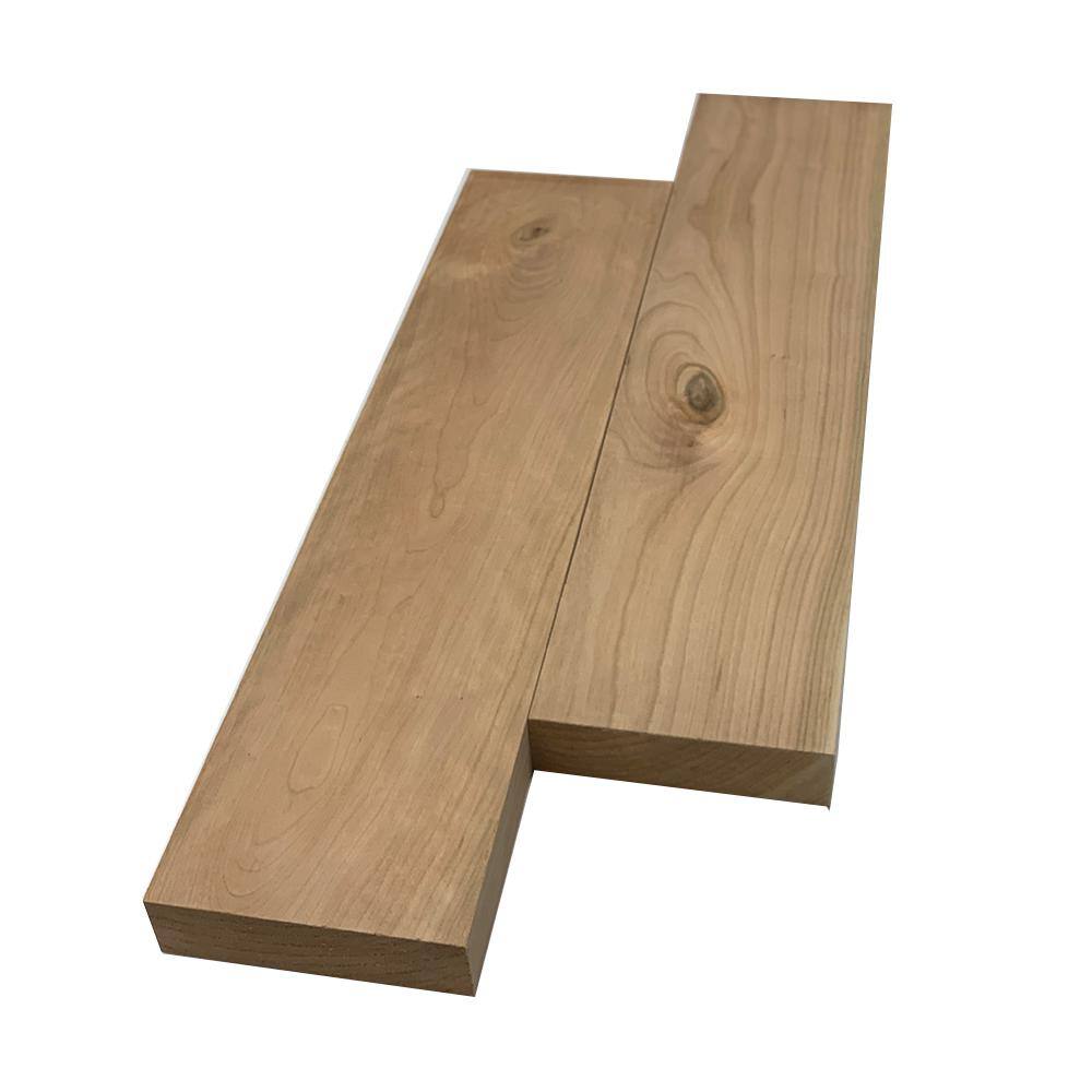 Swaner Hardwood 2 in. x 6 in. x 2 ft. Cherry S4S Board (2-Pack) OL08051624CE