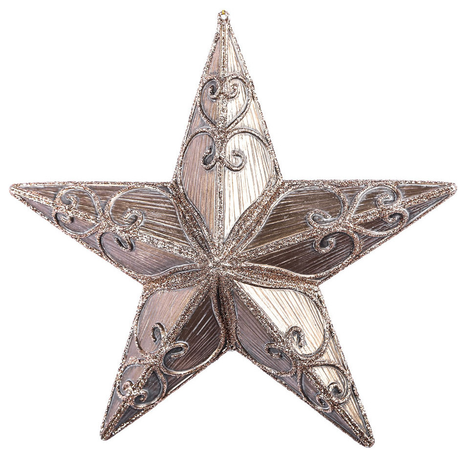 Antique Swirl Star Christmas Ornament   Christmas Ornaments   by Vickerman Company  Houzz