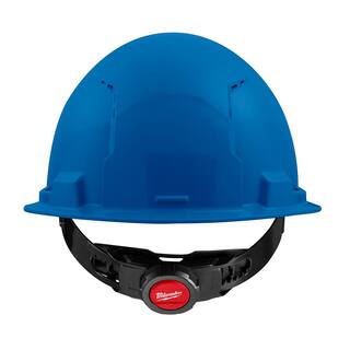 MW BOLT Blue Type 1 Class C Front Brim Vented Hard Hat with 4-Point Ratcheting Suspension (10-Pack) 48-73-1204X10