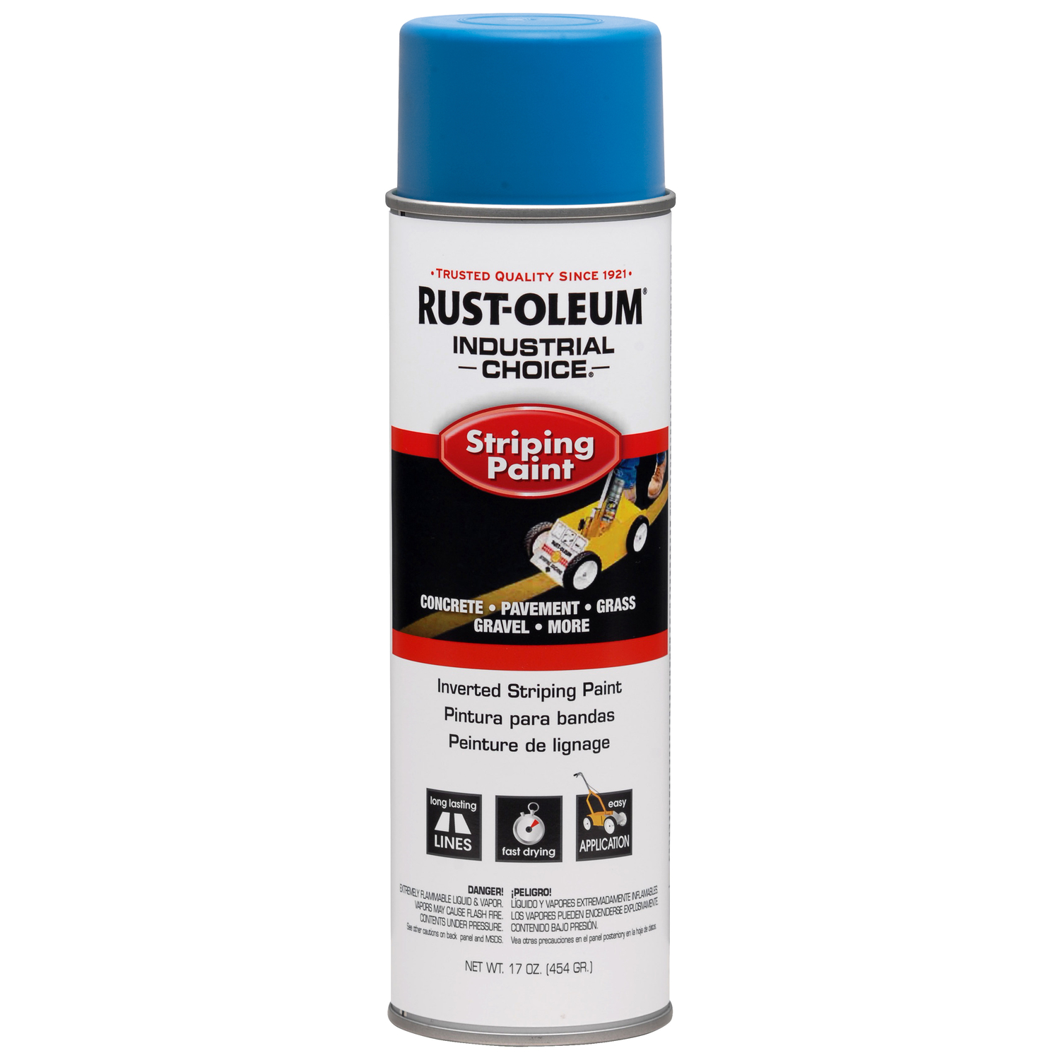 Rust-Oleum Industrial Choice Dark Blue Inverted Striping Paint 18 oz