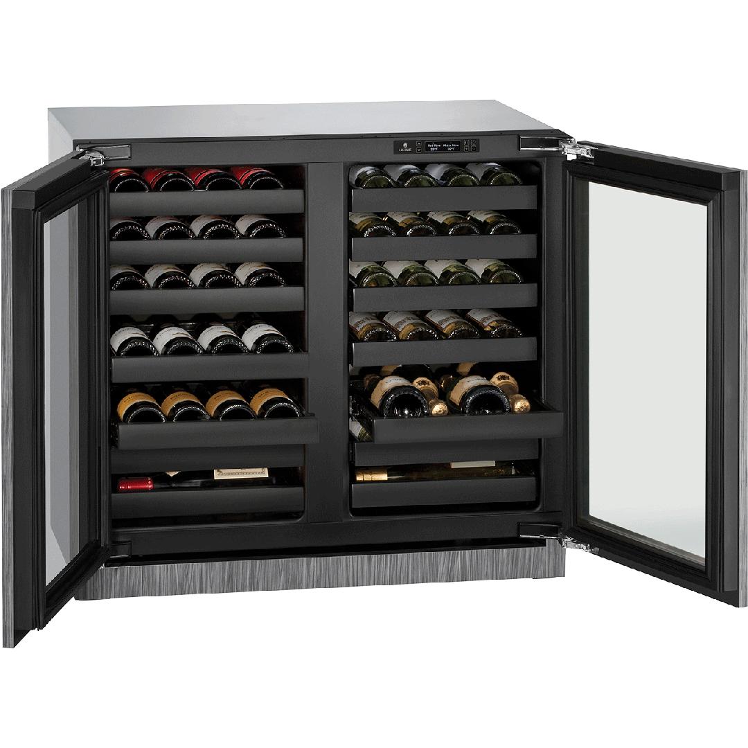 U-Line 7 cu. ft. 62-bottle Built-in Wine Cooler U-3036WCWCINT-60B