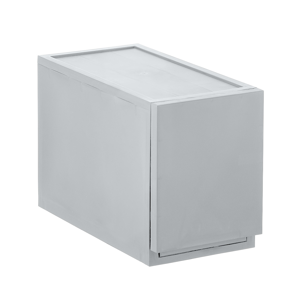 Grey Opaque Modular Stackable Drawers