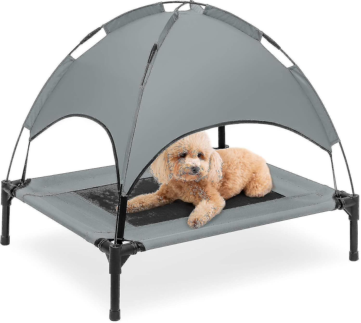 Canopy Raised Bed Pet Outdoor Pet Tent Dog Camp Bed Ca