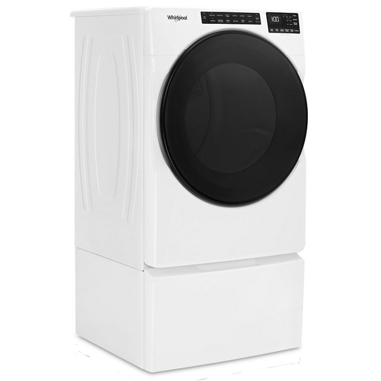 Whirlpool ADA 7.4 Cu. Ft. White Gas Wrinkle Shield Dryer With Steam