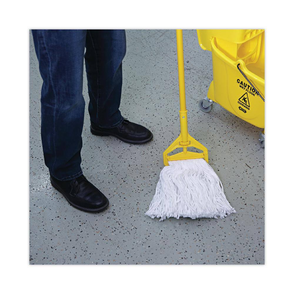 Boardwalk Rayon Fiber Cut-End String Mop Mop Head Value Standard Head Size No. 16 White (12-Carton) BWK2016R