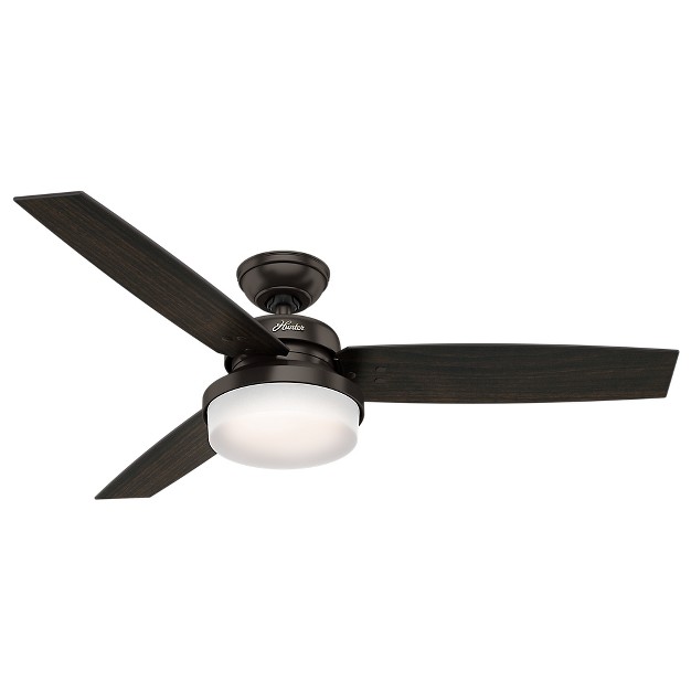 Sentinel Ceiling Fan With Remote includes Energy Efficient Light Hunter