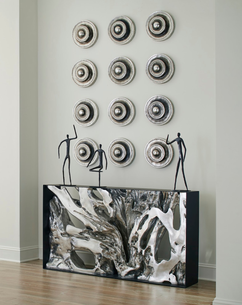 Cast Root Console Table  Iron Frame  Resin  Silver Leaf   Contemporary   Console Tables   by Phillips Collection  Houzz