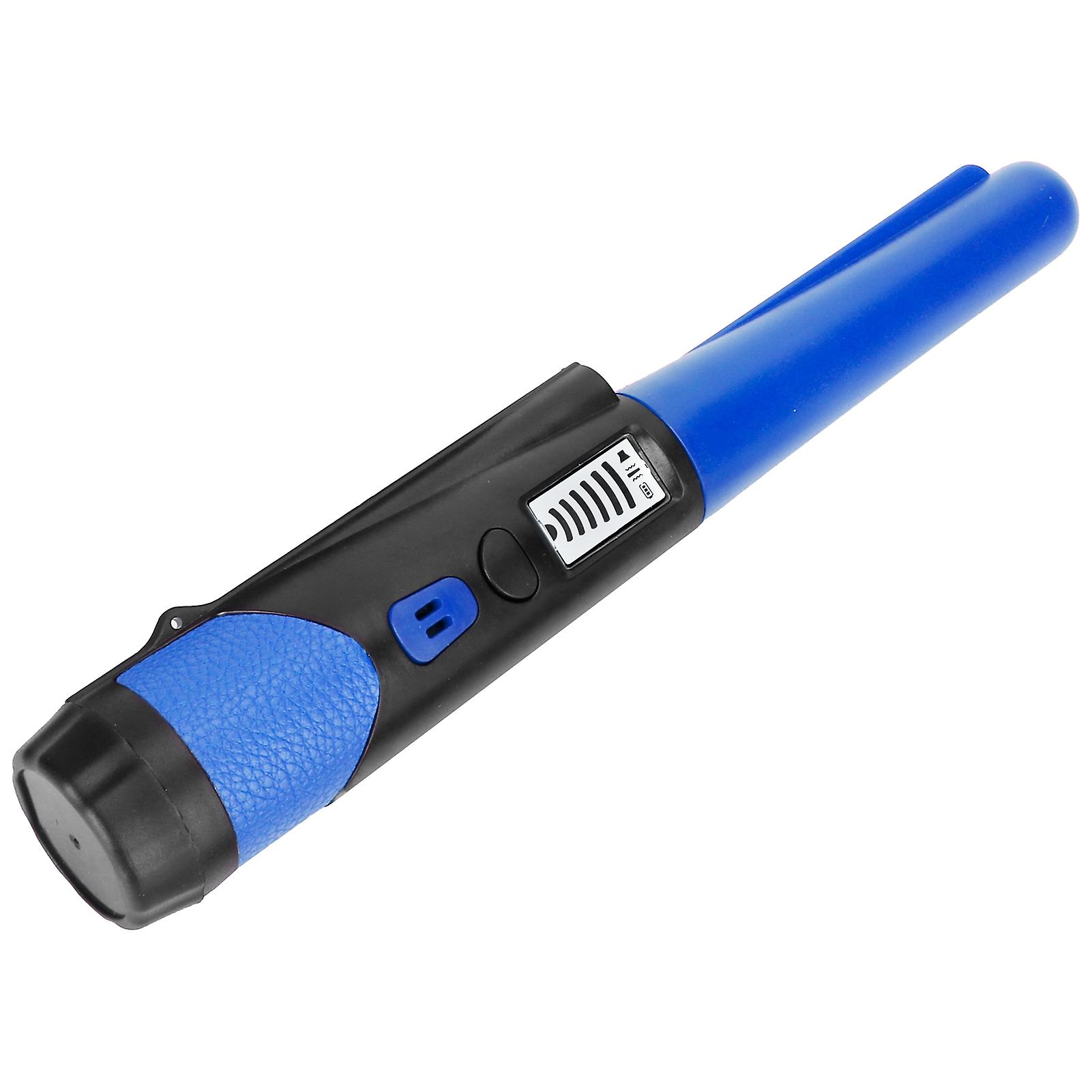 Metal Detecting Pinpointer Detector High Sensitivity 360degree Handheld Metal Locating Rodblue